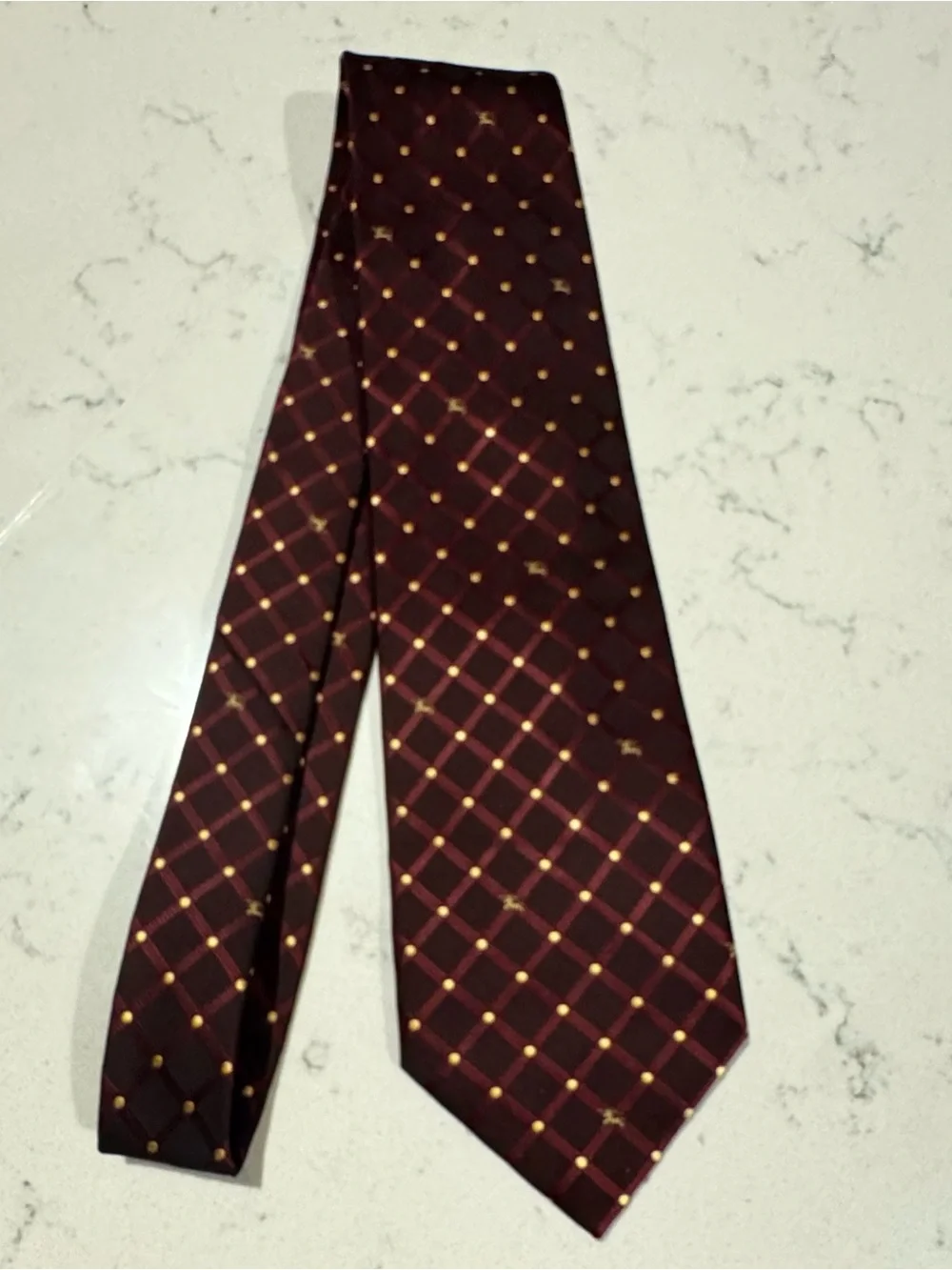 Burberry red gold